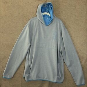 AT&T Pullover Hoodie Mens XL Gray Pockets Embroidered Logo Employee